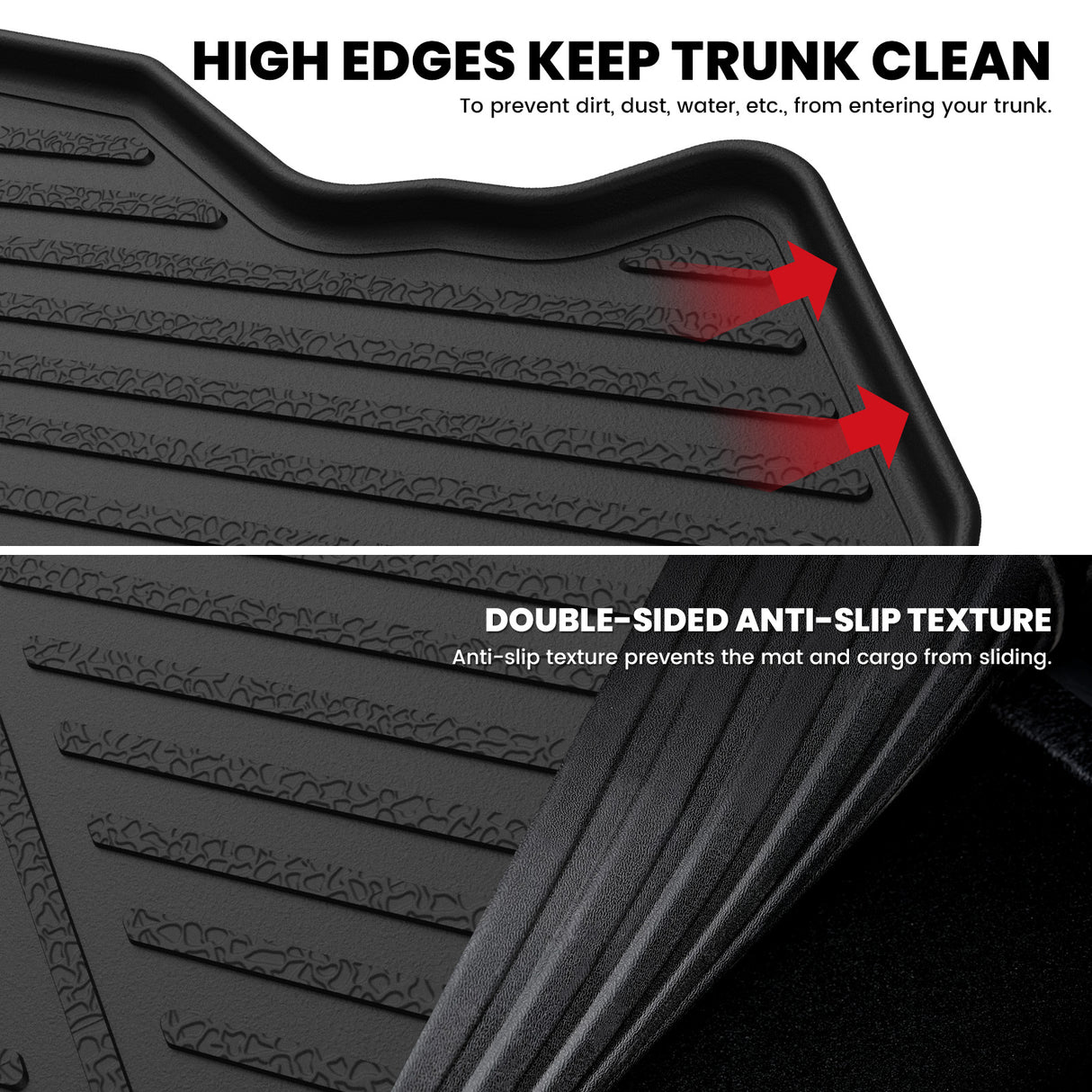 2012-2014 Toyota Camry High Edge Anti-slip Cargo Mat