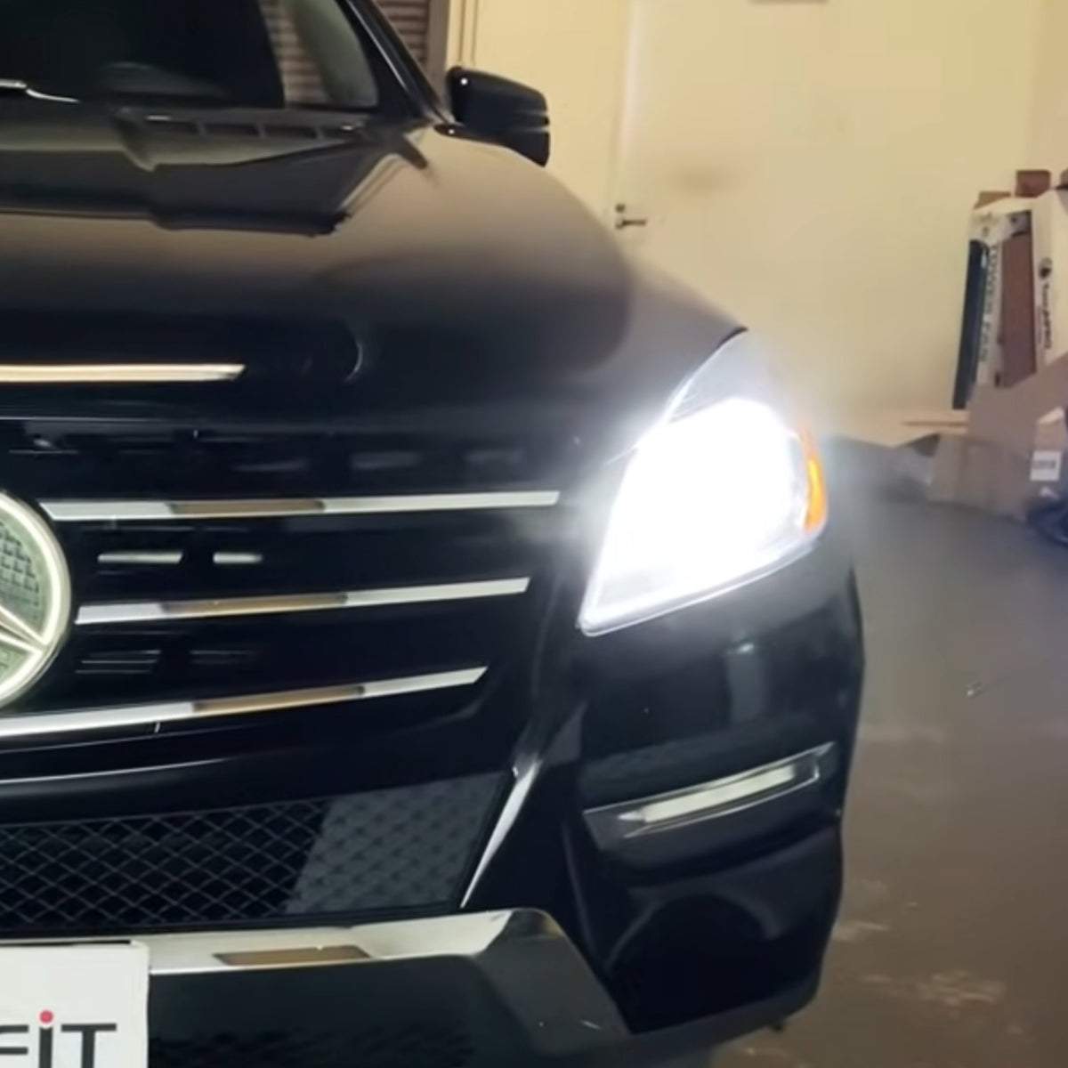 Lasfit crispy white H7 led headlight bulbs for 2012-2015 Mercedes Benz M-Class ML350 ML550