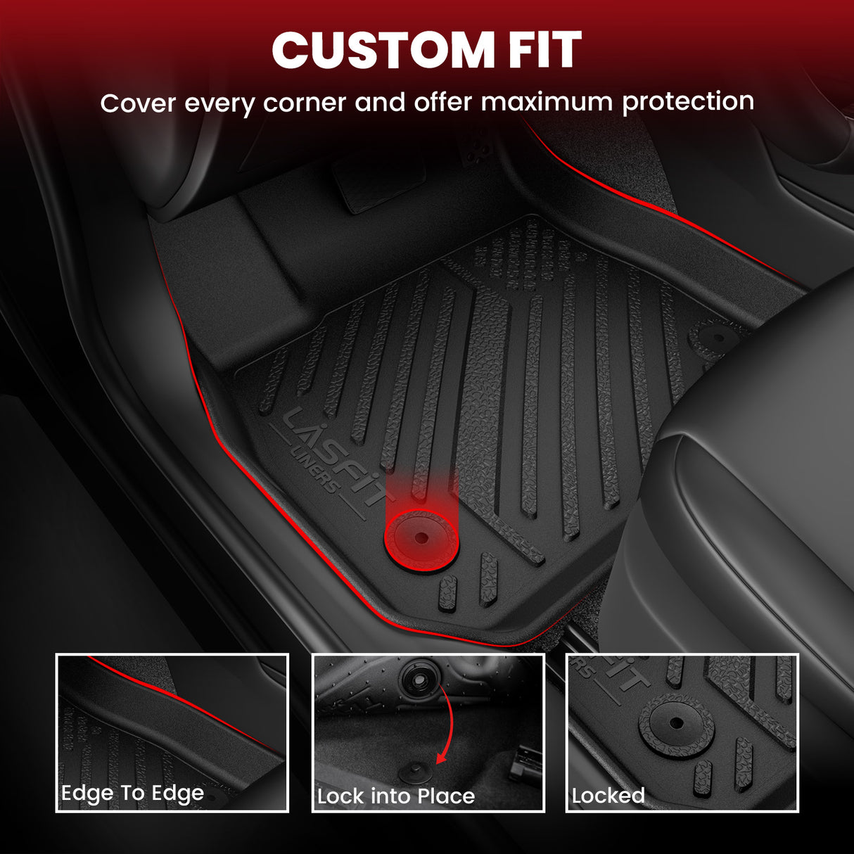 2012-2015 Toyota Prius Floor Mats Custom Fit