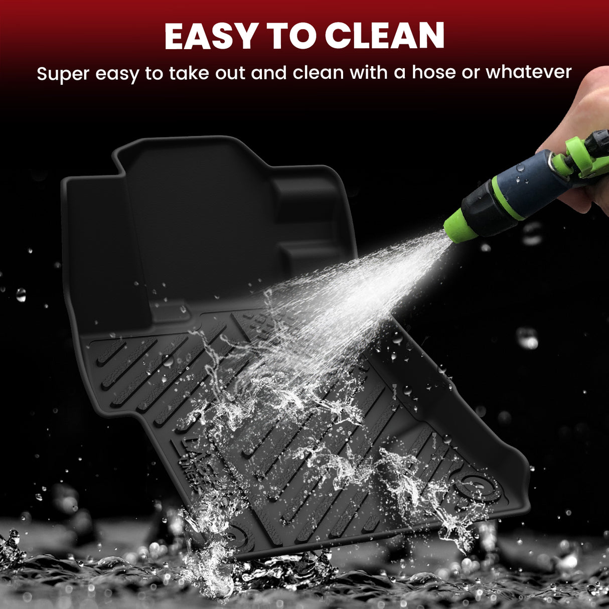 2012-2015 Honda Civic (Sedan or Si Sedan Only) Floor Mats Easy to Clean