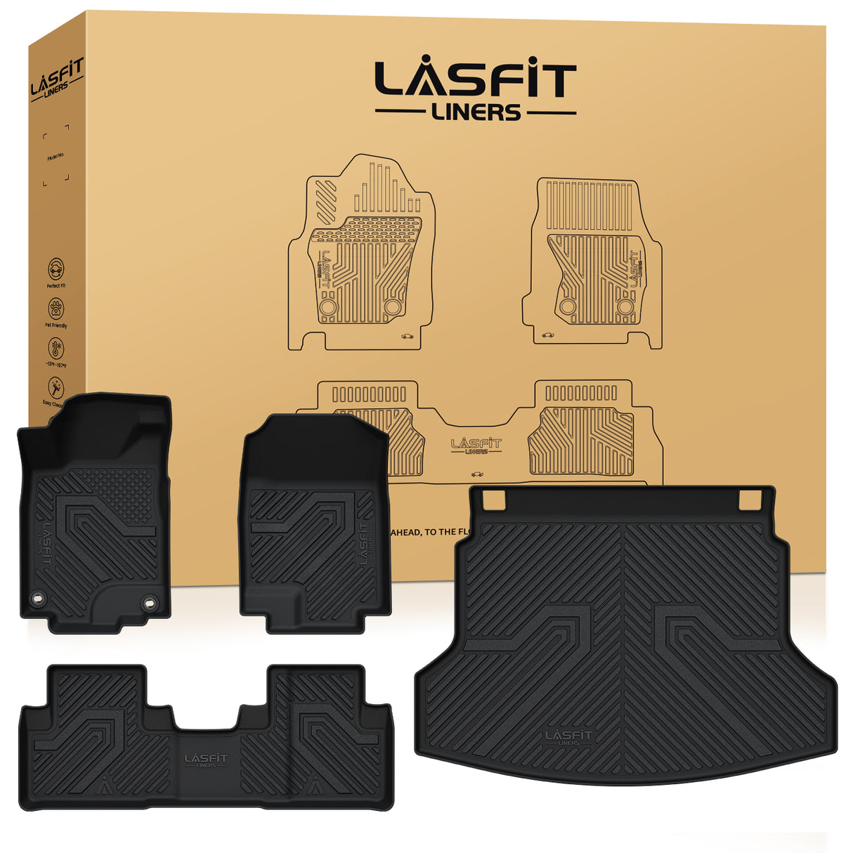 2012-2016 Honda CR-V Floor Mats & Cargo Mat Package