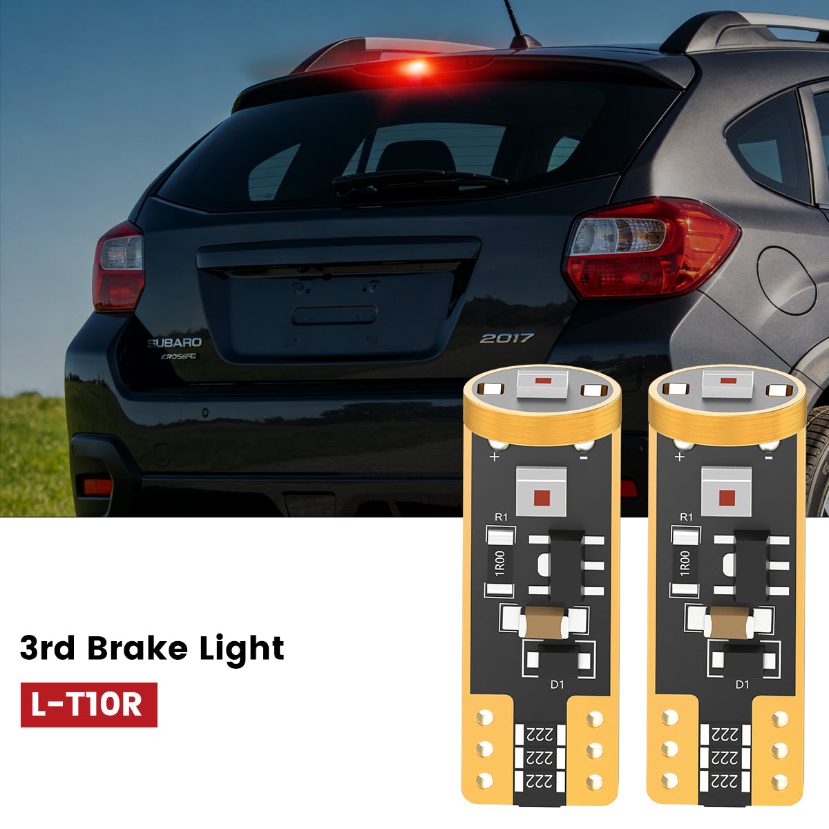 Lasfit 168 led 3rd brake light fit for 2012-2017 Subaru Crosstrek