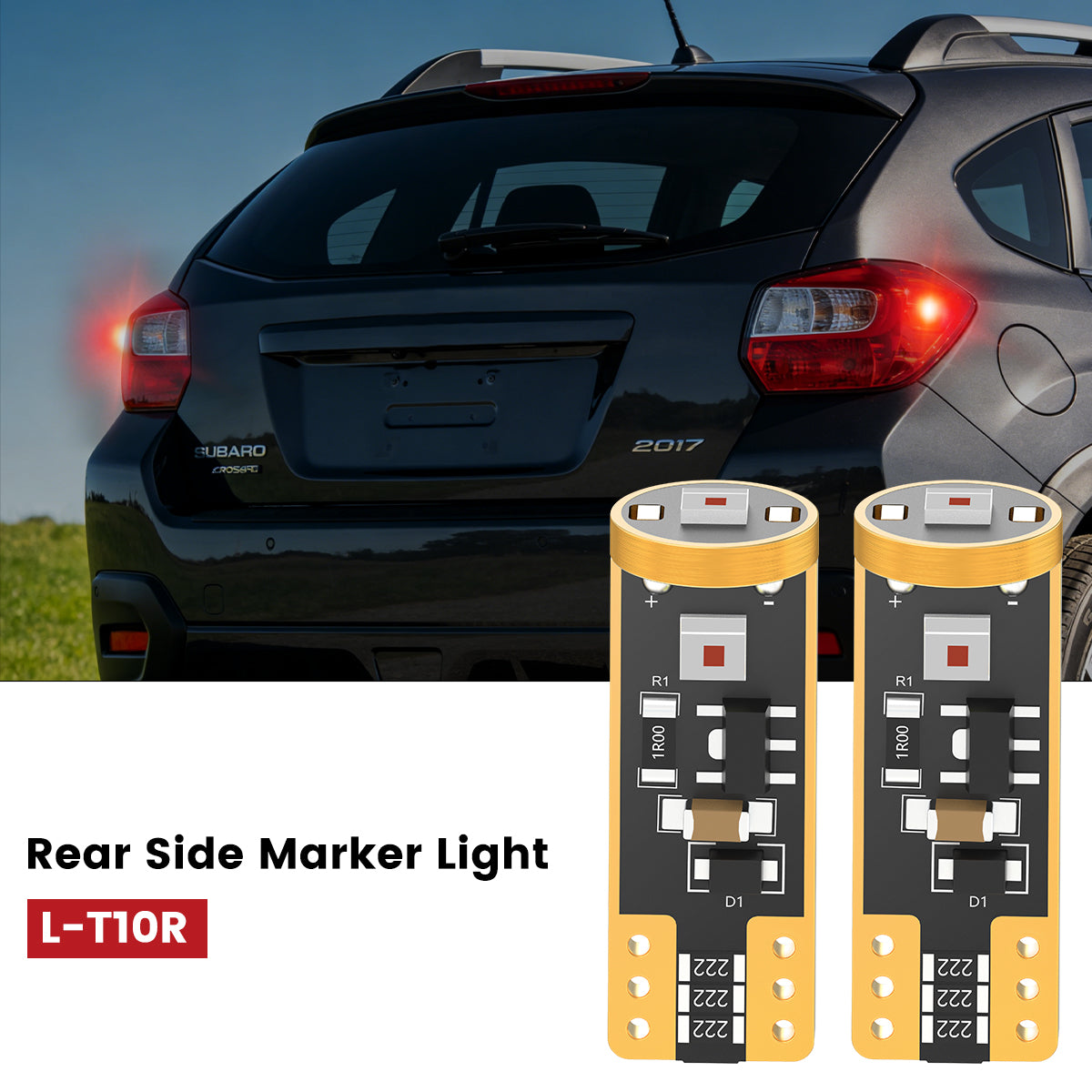Lasfit 168 led rear side marker light fit for 2012-2017 Subaru Crosstrek