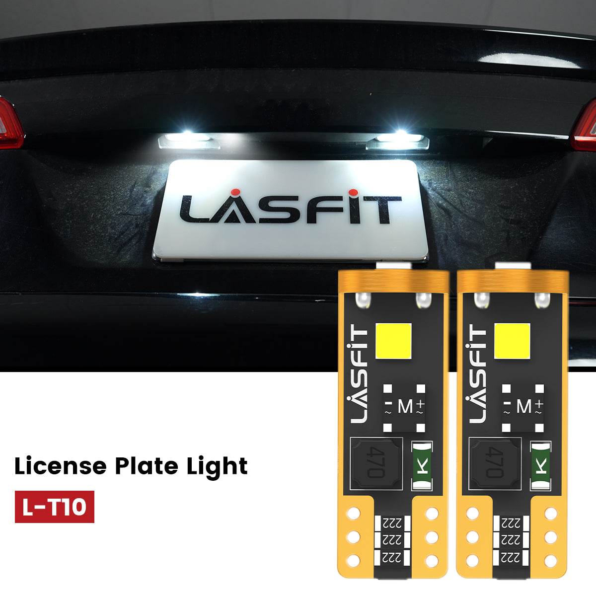 Lasfit 168 led license plate lights fit for 2012-2017 Toyota Camry