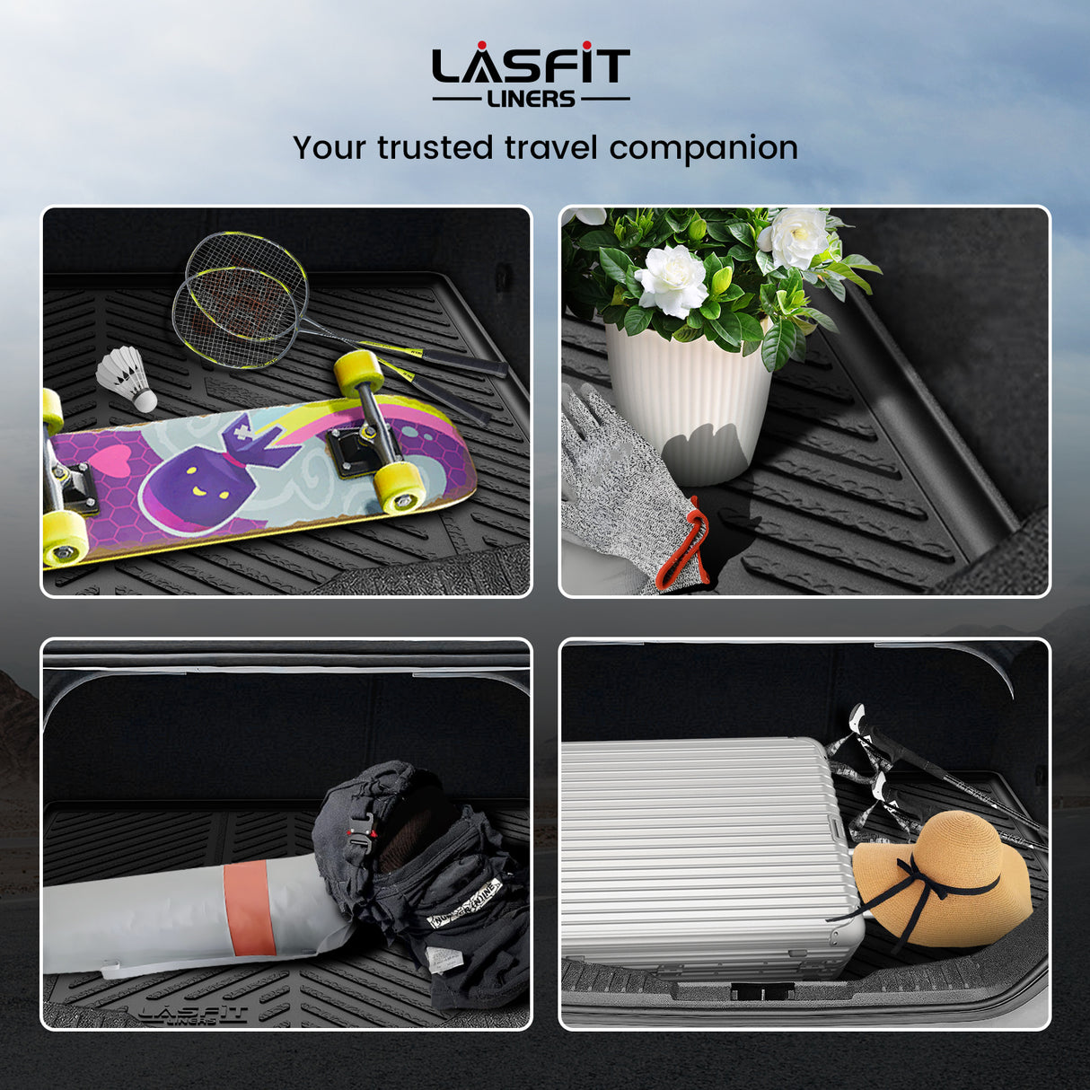 Fit for 2012-2018 Ford Focus All-weather Floor Mats or Cargo Mat, Your Travel Companion