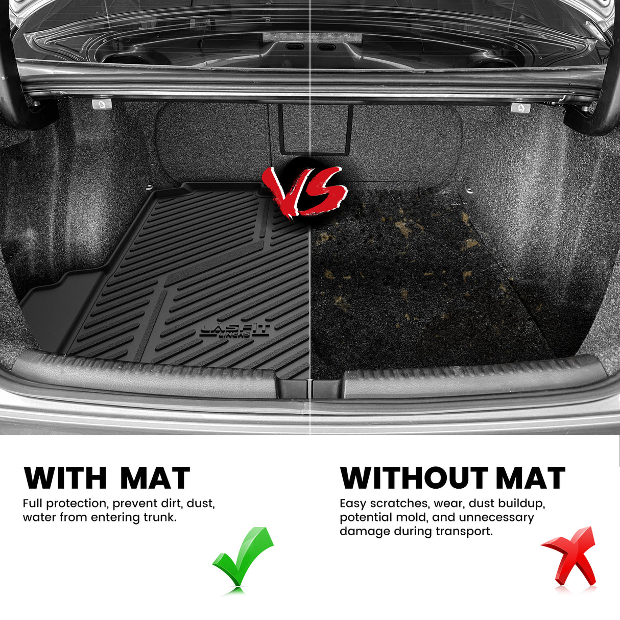 2012-2018 Volkswagen Jetta GLI Cargo Mat Contrast