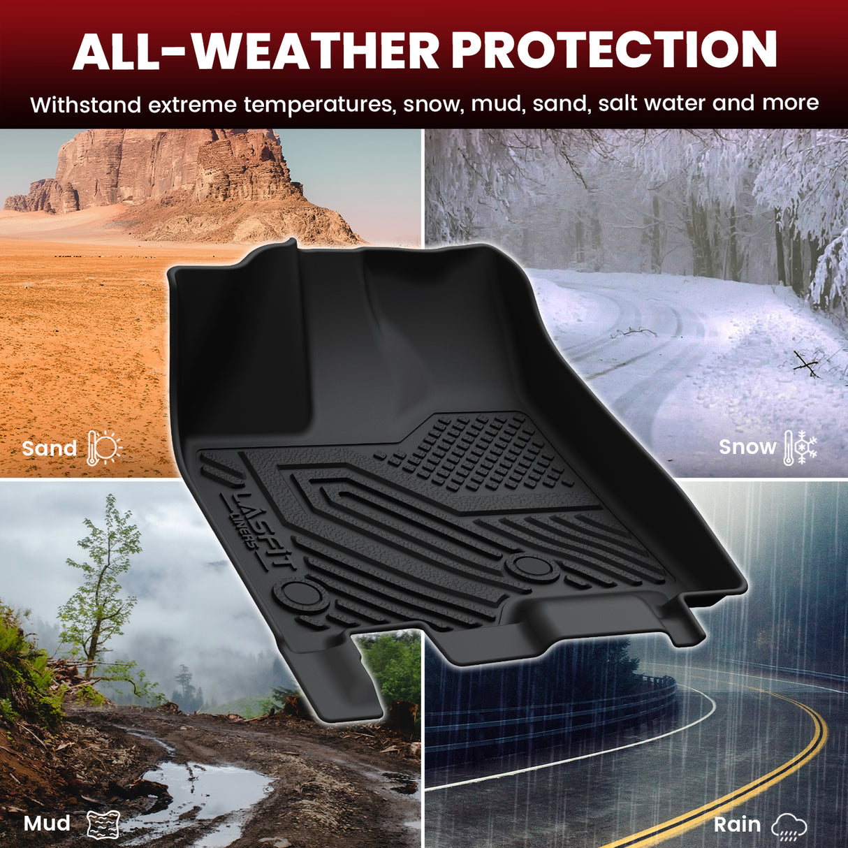 2012-2020 Toyota Sienna Floor Mats All Weather