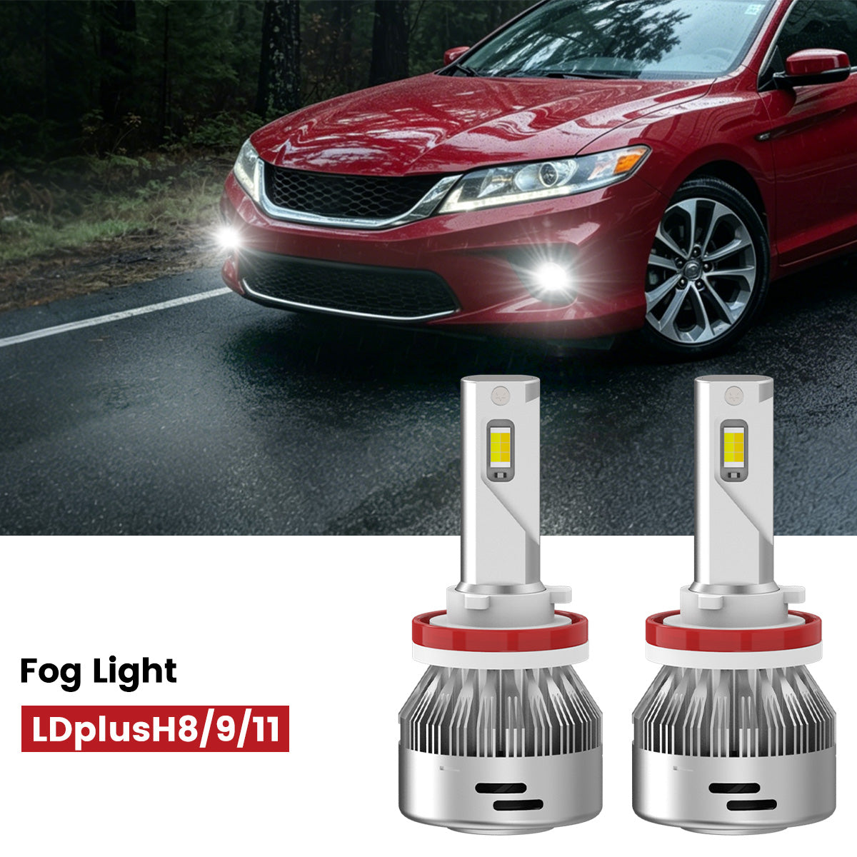 Lasfit H11 led fog lights fit for 2013-2015 Honda Accord Coupe