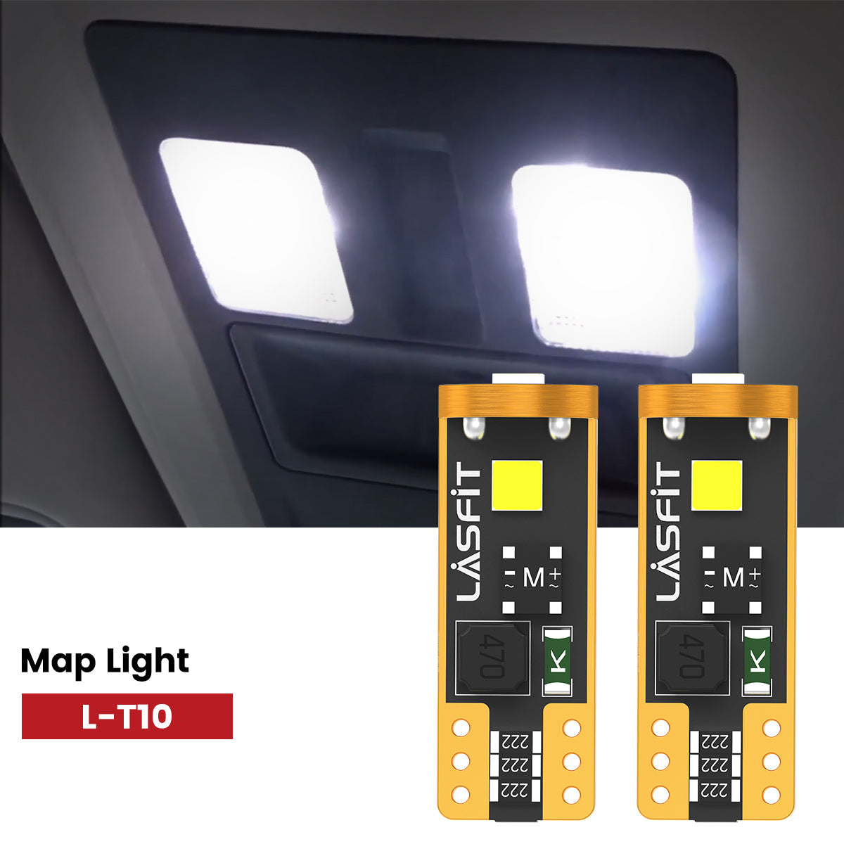 Lasfit 168 led map light fit for 2013-2015 Ram 2500/3500