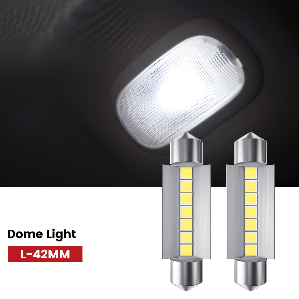 Lasfit 42MM led dome light fit for 2013-2015 Ram 2500/3500