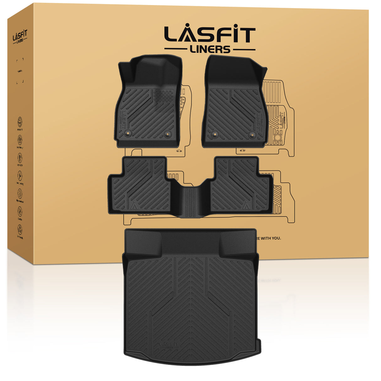 2013-2015 Chevrolet Malibu Floor Mats Cargo Mat