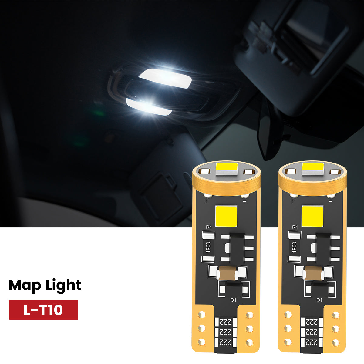 Lasfit 168 led map lights fit for 2013-2016 GMC Acadia