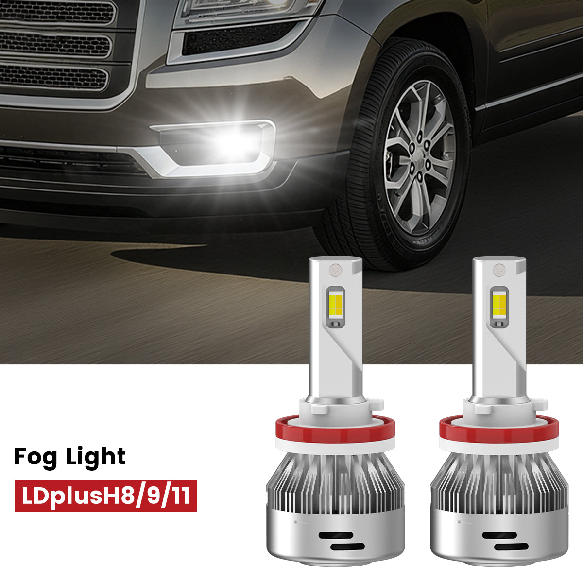 Lasfit H16 led fog lights fit for 2013-2016 GMC Acadia