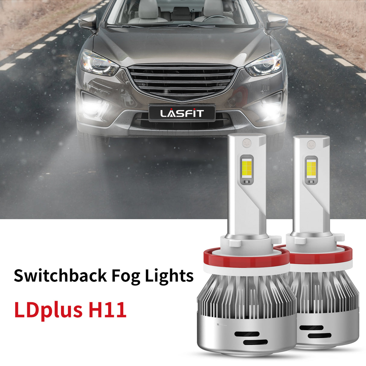 Lasfit H11 led fog lights fit for 2013-2016 Mazda CX-5