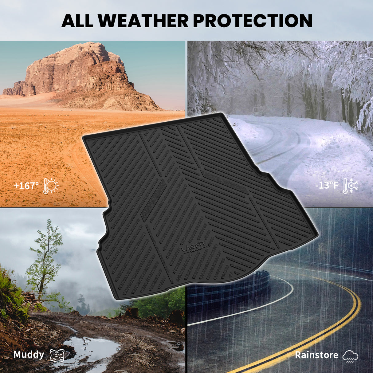 Fit for 2017-2020 Ford Fusion Custom Floor Mats or Cargo Mat