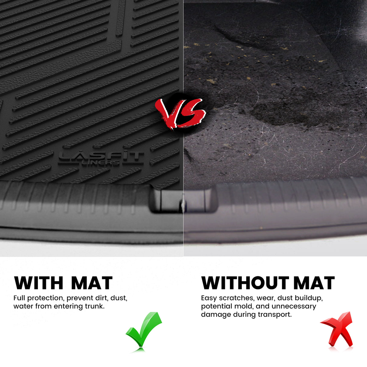 Fit for 2017-2020 Ford Fusion Custom Floor Mats or Cargo Mat