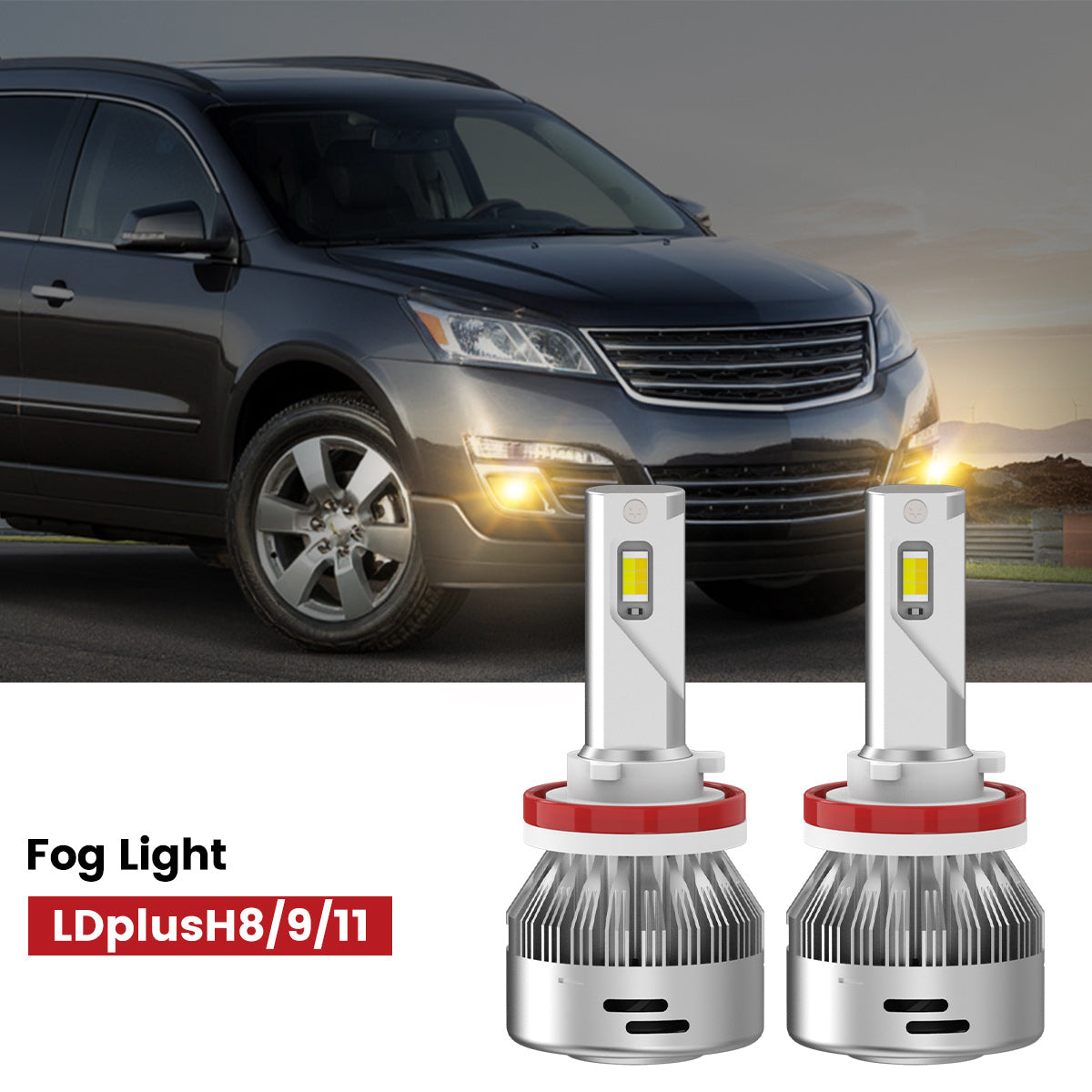 Lasfit H11 led fog light fit for 2013-2017 Chevrolet Traverse