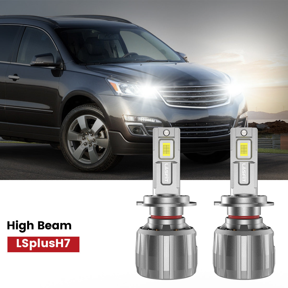 Lasfit H7 led high beam fit for 2013-2017 Chevrolet Traverse