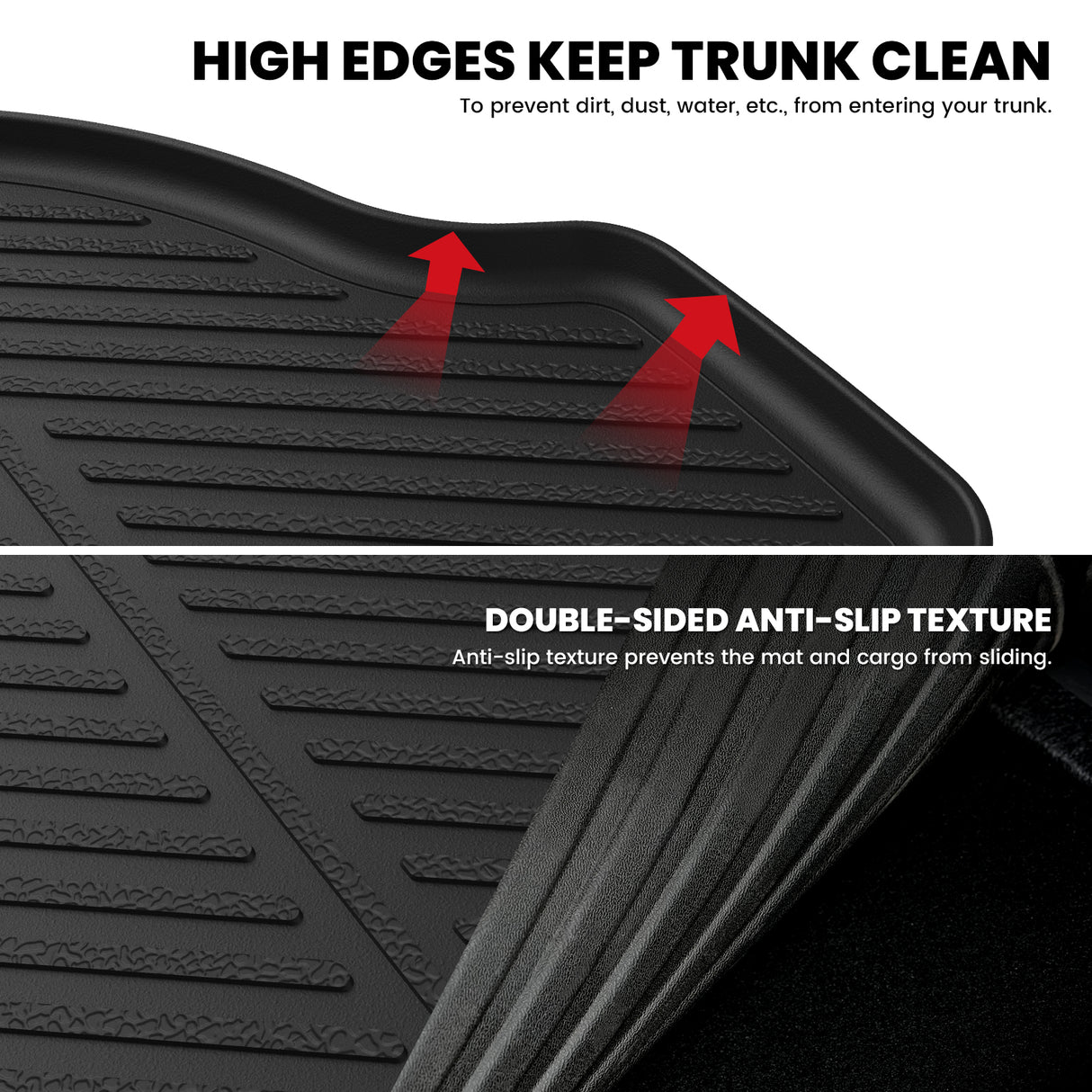 Fit for 2013-2017 Honda Accord Floor Mats / Cargo Mat, Fit Sedan Only