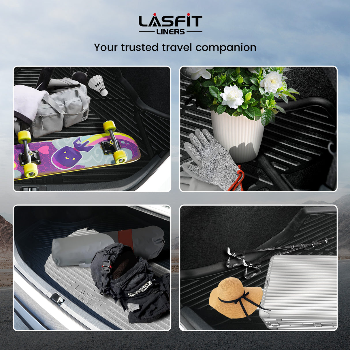 Fit for 2013-2017 Honda Accord Floor Mats or Cargo Mat, Fit Sedan Only