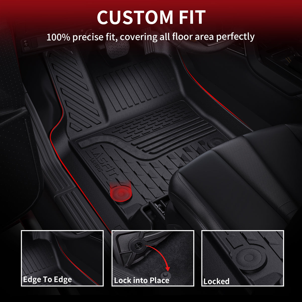 2019-2024 Dodge Ram 1500 Classic 1st Row Floor Mats Custom Fit