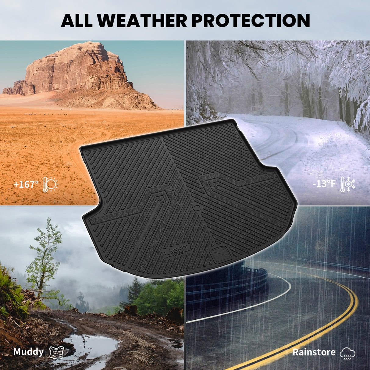 2013-2018 Hyundai Santa Fe Sport Cargo Mat All Weather