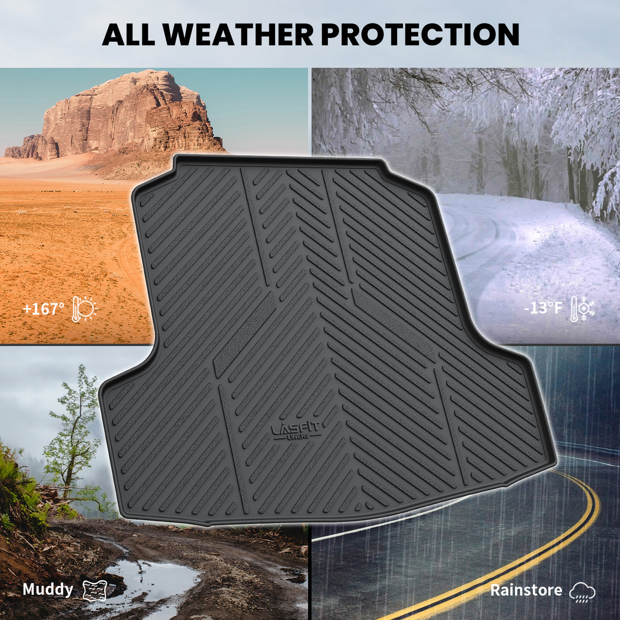 2013-2018 Nissan Altima Cargo Mat All Weather Protection