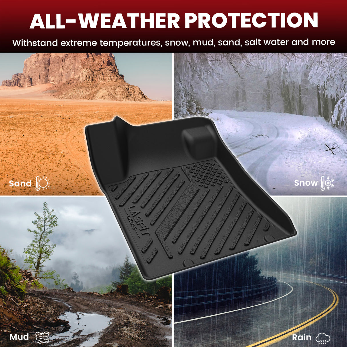 2013-2018 Nissan Altima Floor Mats Cargo Mat All Weather Protction