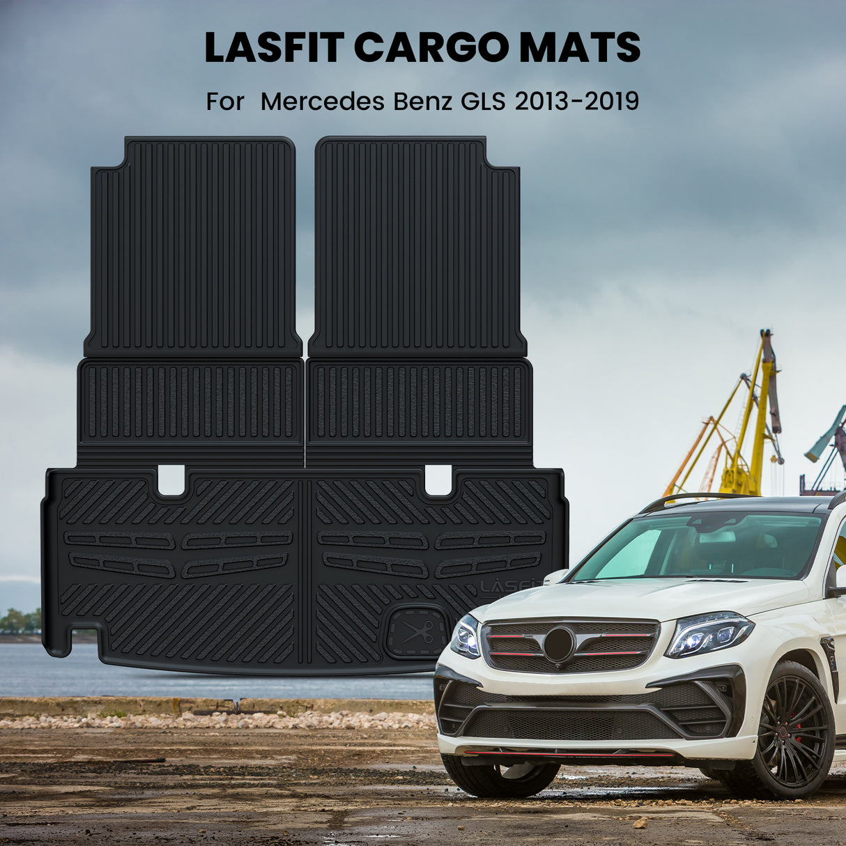Fit for 2013-2016 Mercedes-Benz GL-Class Floor Mats or Cargo & Seatback Mats