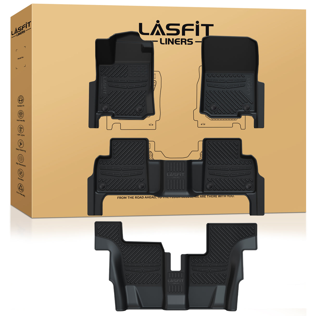 Fit for 2013-2016 Mercedes-Benz GL-Class Floor Mats or Cargo & Seatback Mats