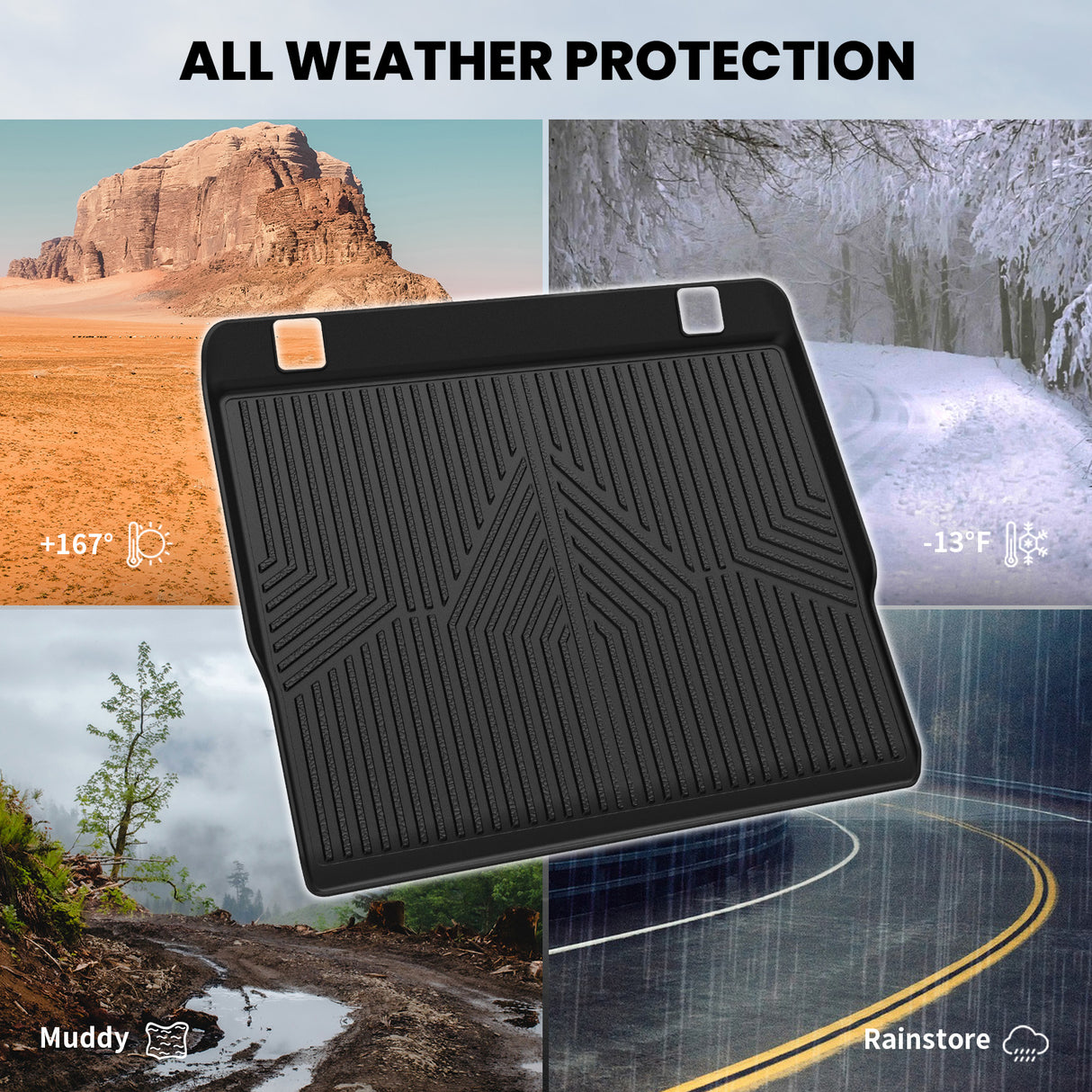 2013-2024 Toyota 4Runner Cargo Mat All-weather Protection