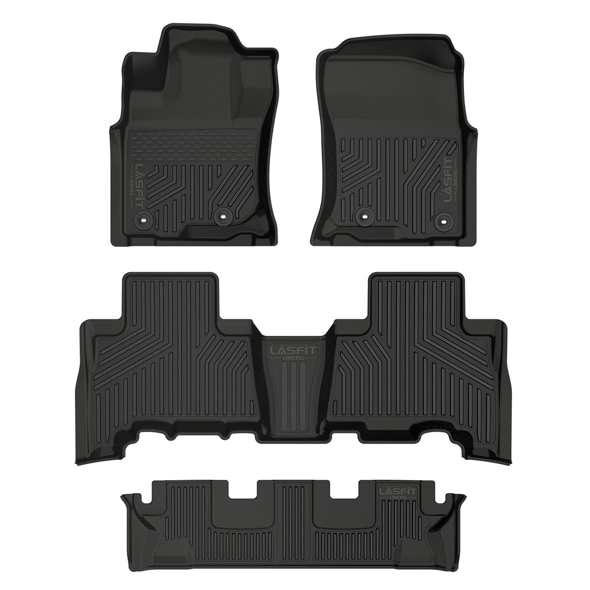 Fit for 2013-2024 Toyota 4Runner All Weather Floor Mats / Cargo / Seatback Mat, Not Fit Equipped Sliding Cargo Tray Option
