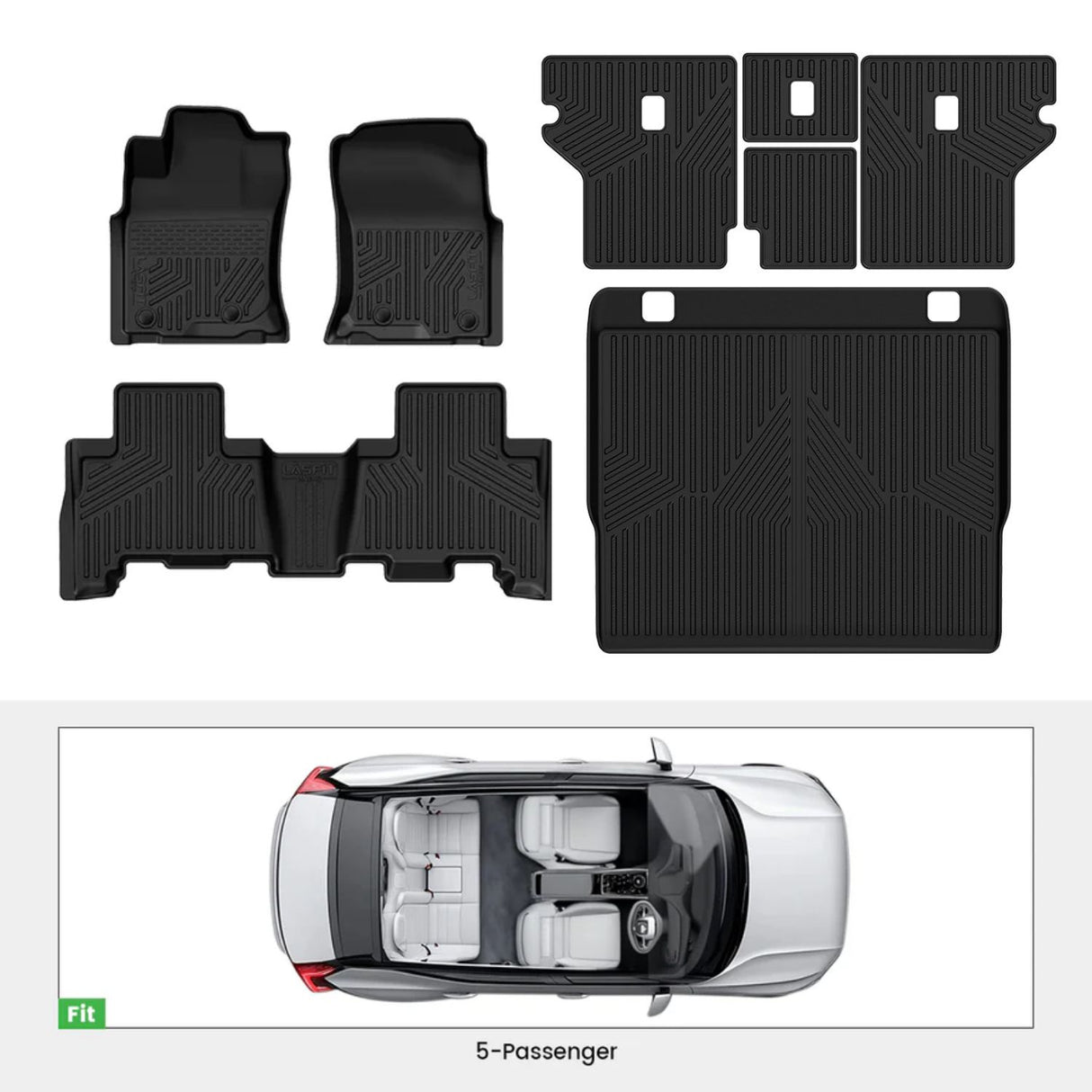 2013-2024 Toyota 4Runner Floor Mats Cargo Mat