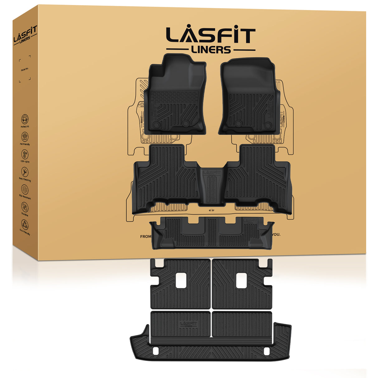 2013-2024 Toyota 4Runner Floor Mats 2