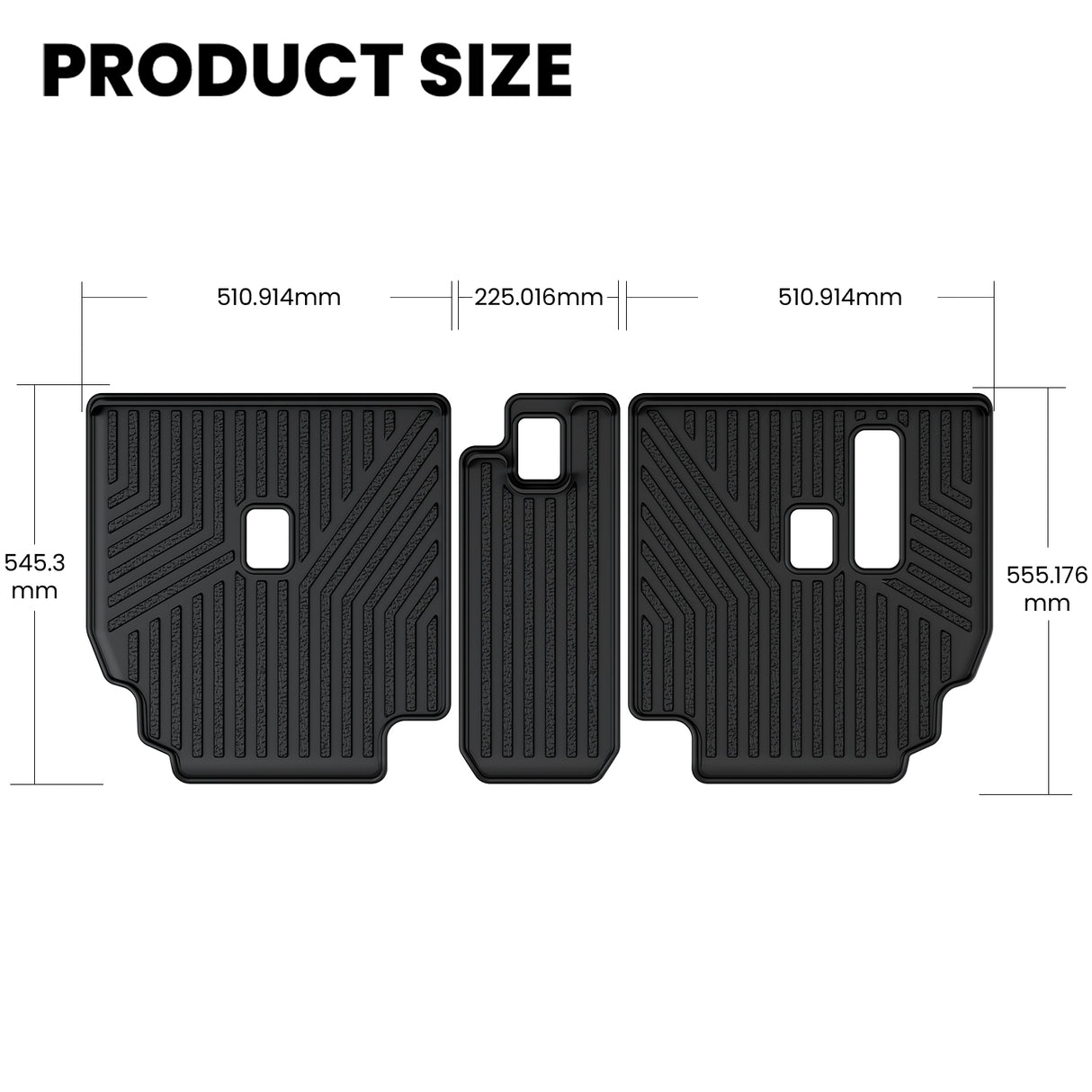 2013-2024 Toyota 4Runner Seatback Size