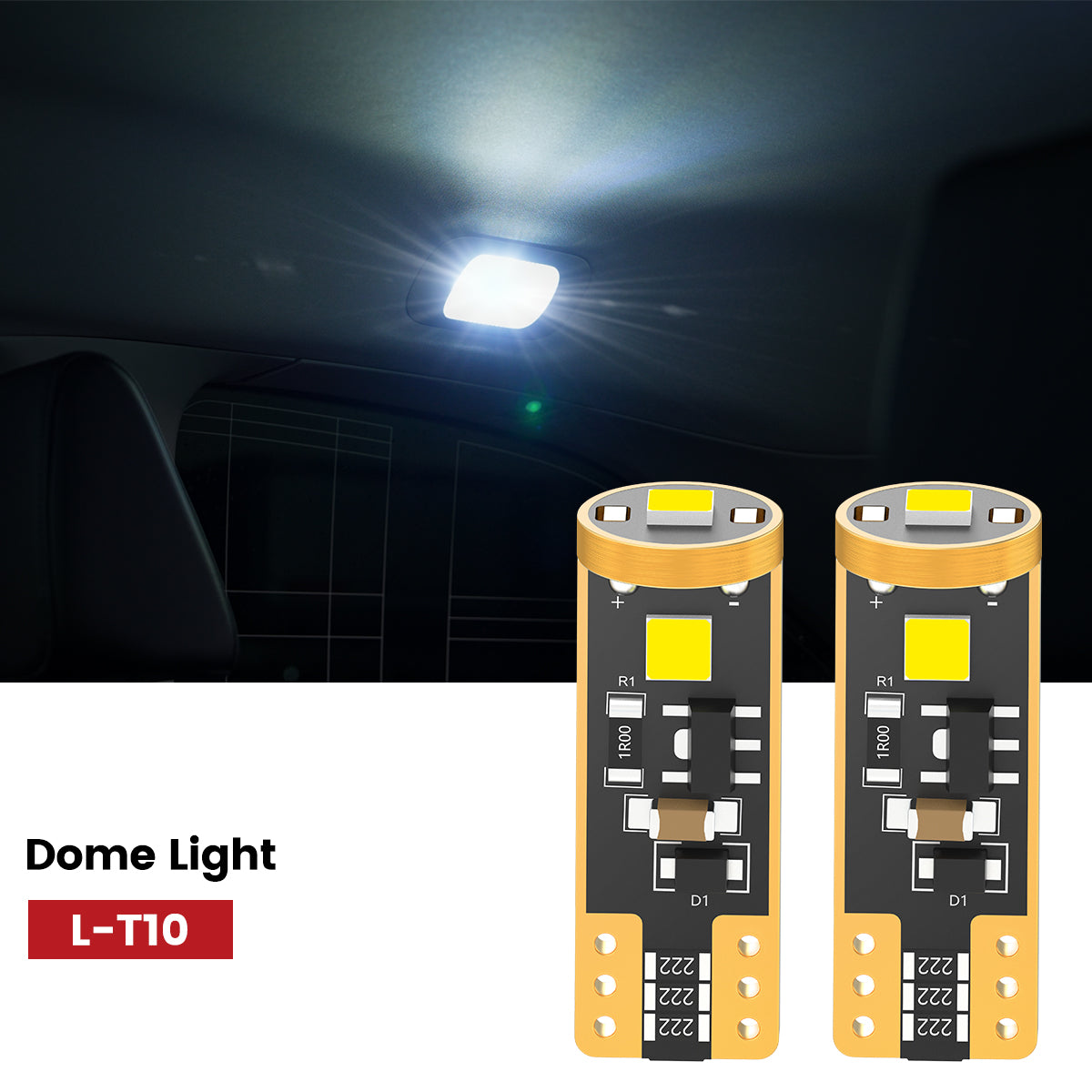 Lasfit 168 led dome lights fit for 2014-2015 Dodge Durango