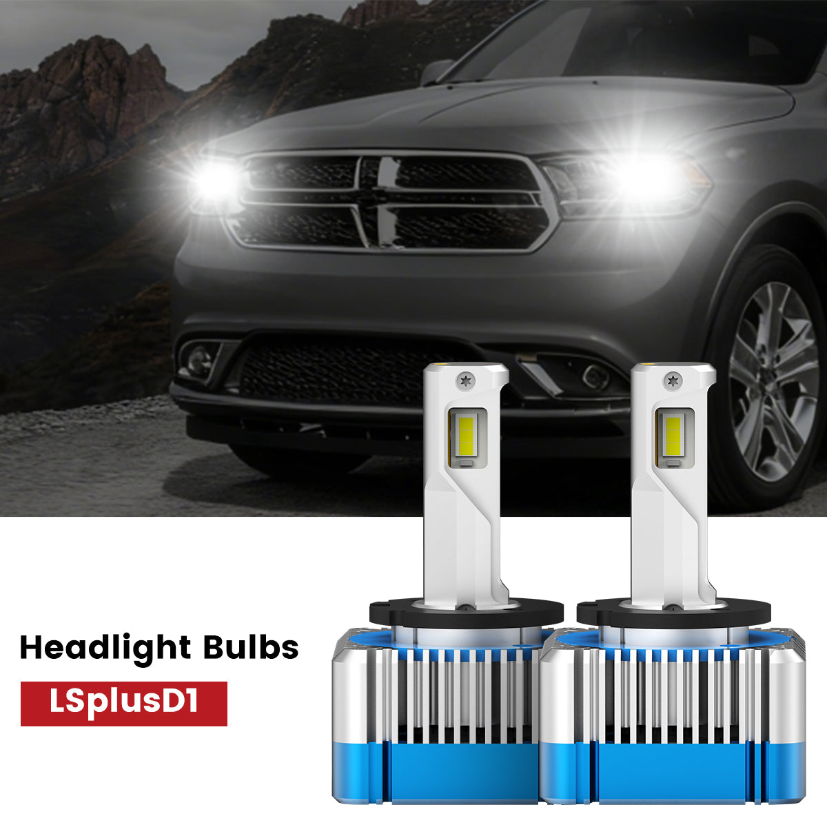 Lasfit D1 led headlight bulbs fit for 2014-2015 Dodge Durango