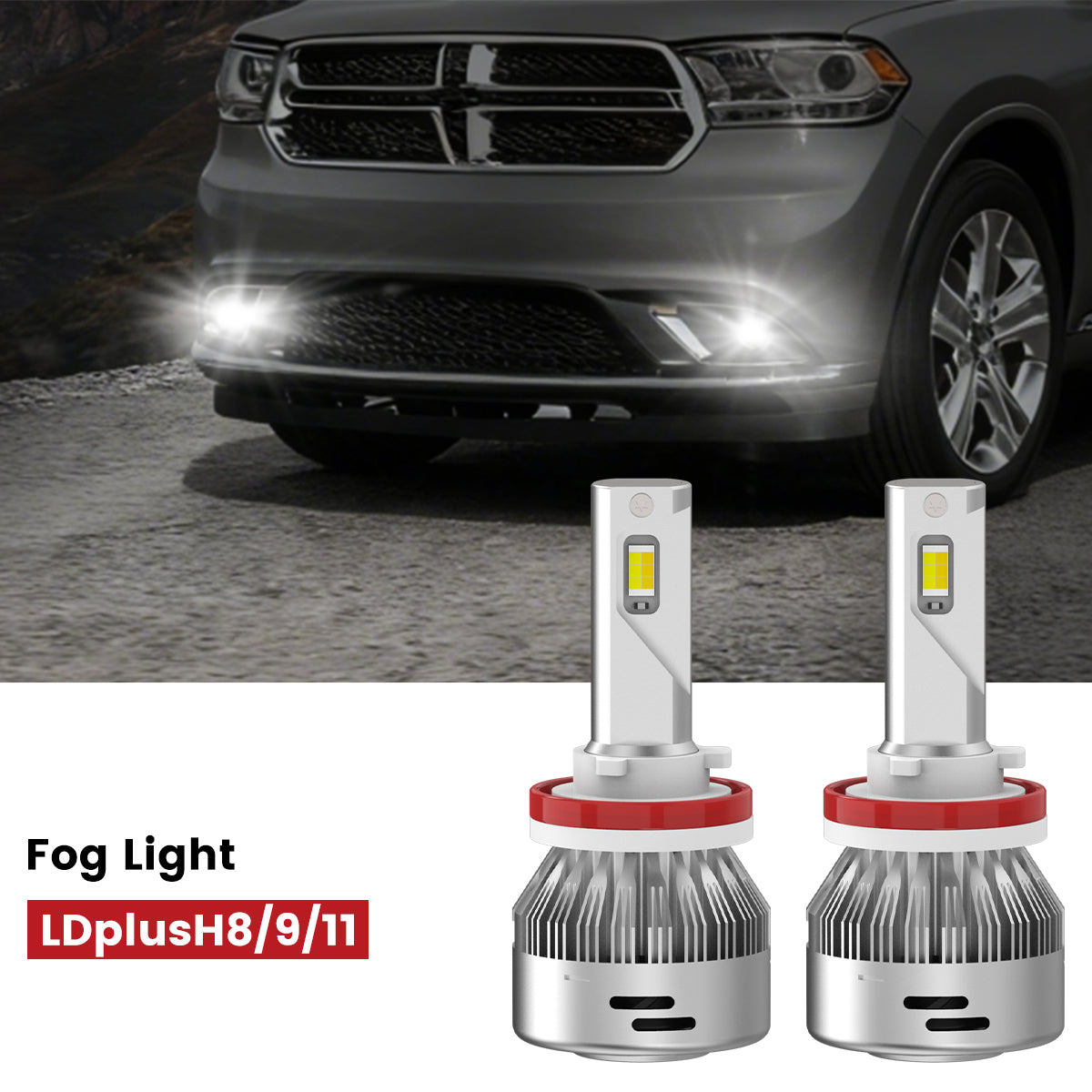 Lasfit H16 led fog lights fit for 2014-2015 Dodge Durango