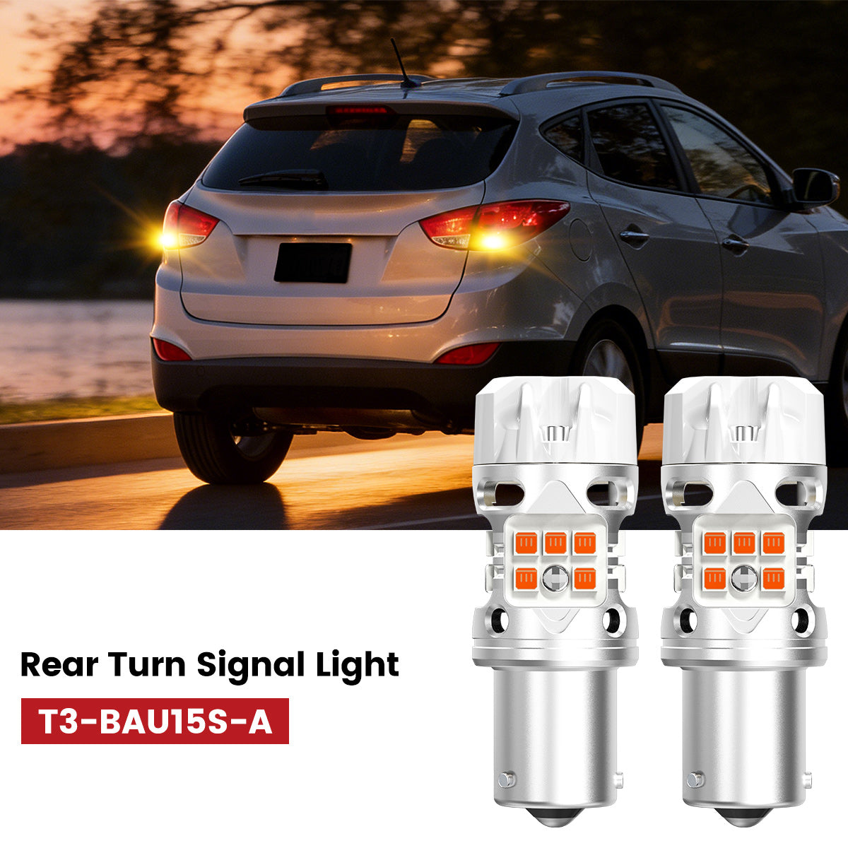 Lasfit py21w led rear turn signal light fit for 2014-2015 Hyundai Tucson