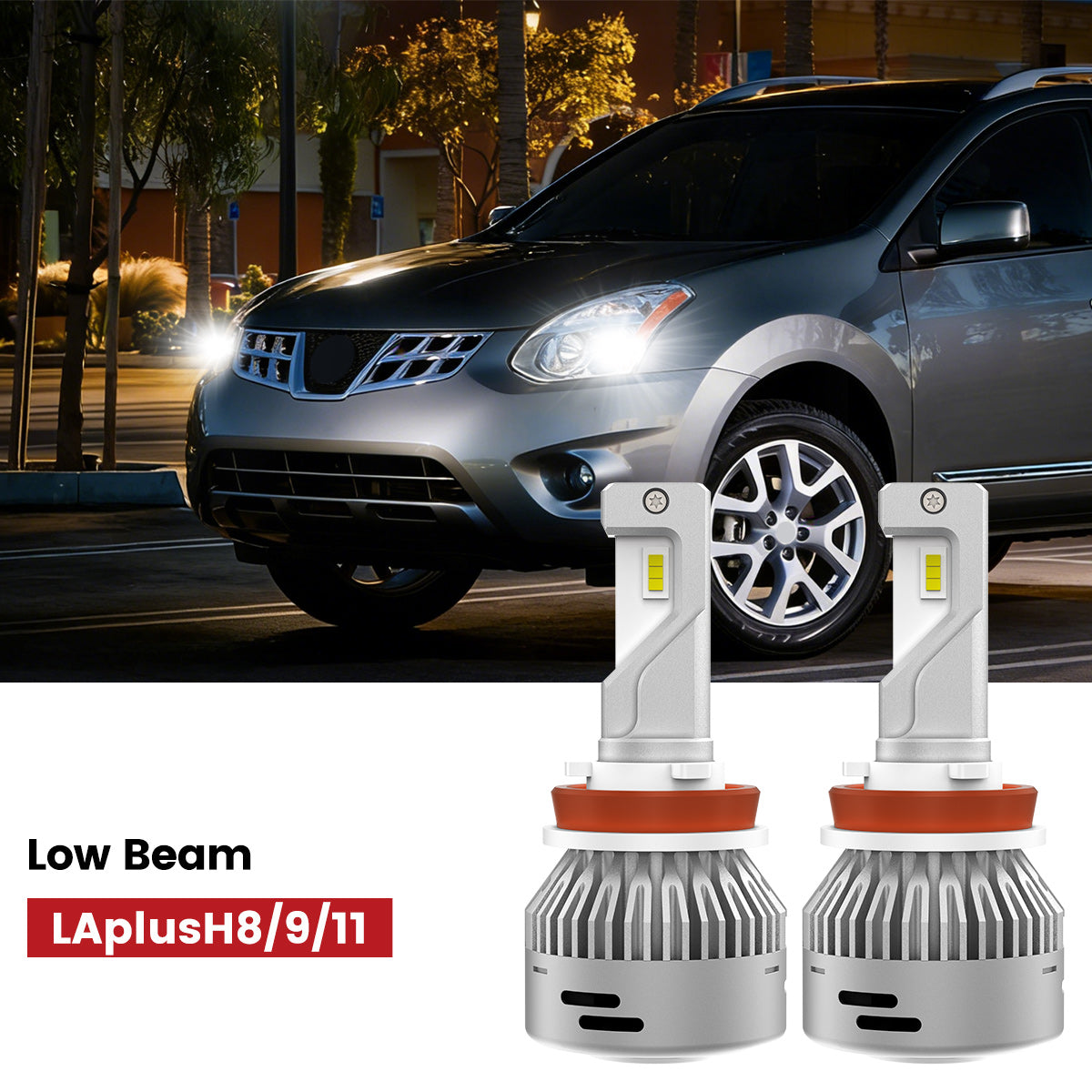 Lasfit H11 led low beam fit for 2014-2015 Nissan Rogue Select