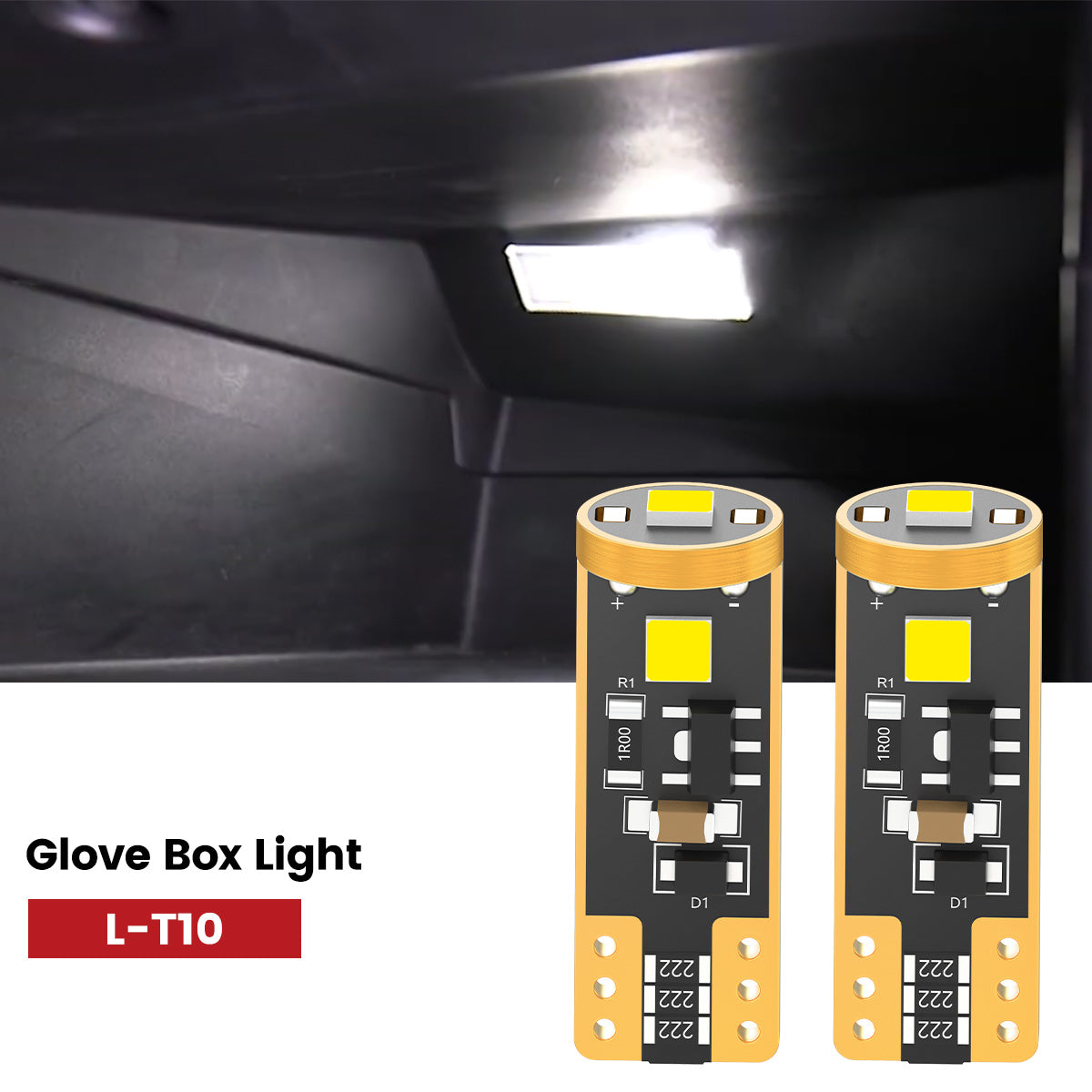 Lasfit 168 led glove box lights fit for 2014-2016 Jeep Cherokee