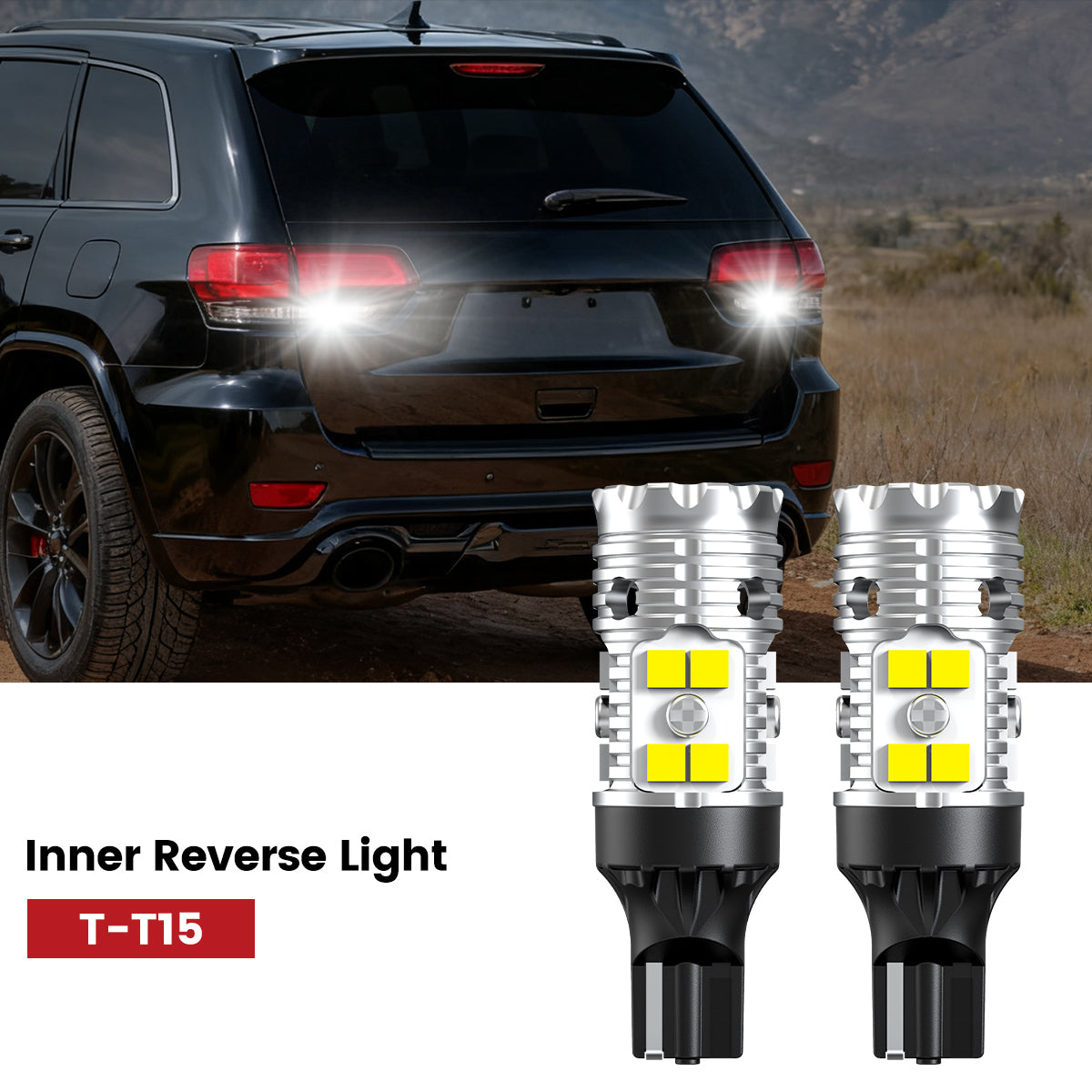 Lasfit 921 led inner reverse lights fit for 2014-2016 Jeep Grand Cherokee
