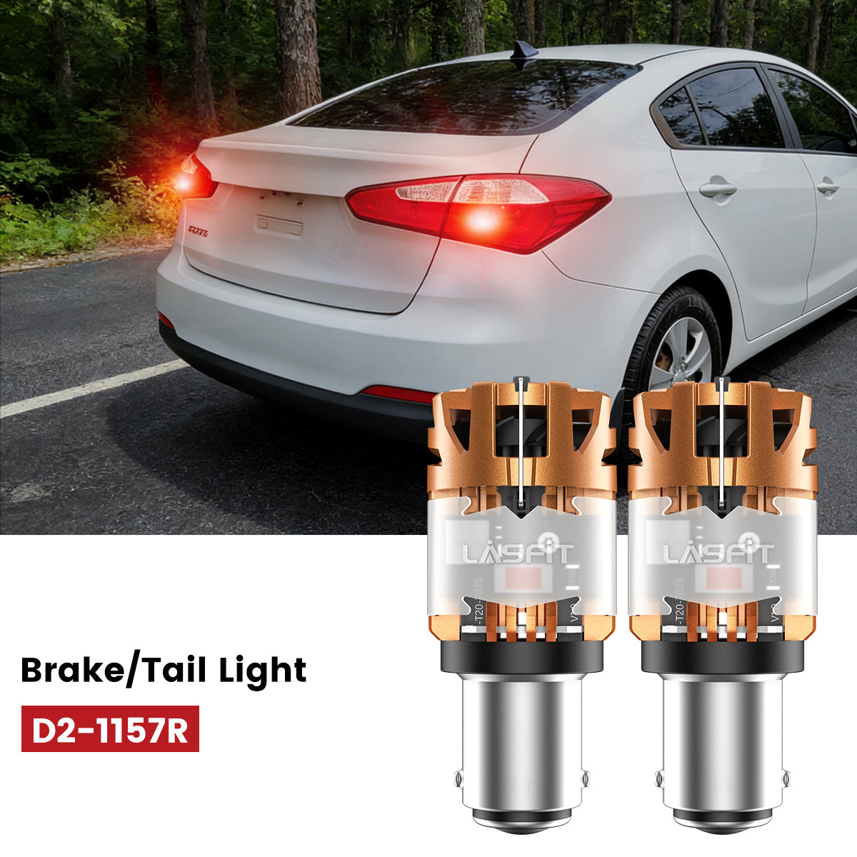 Lasfit 1157 led brake/tail light fit for 2014-2016 Kia Forte