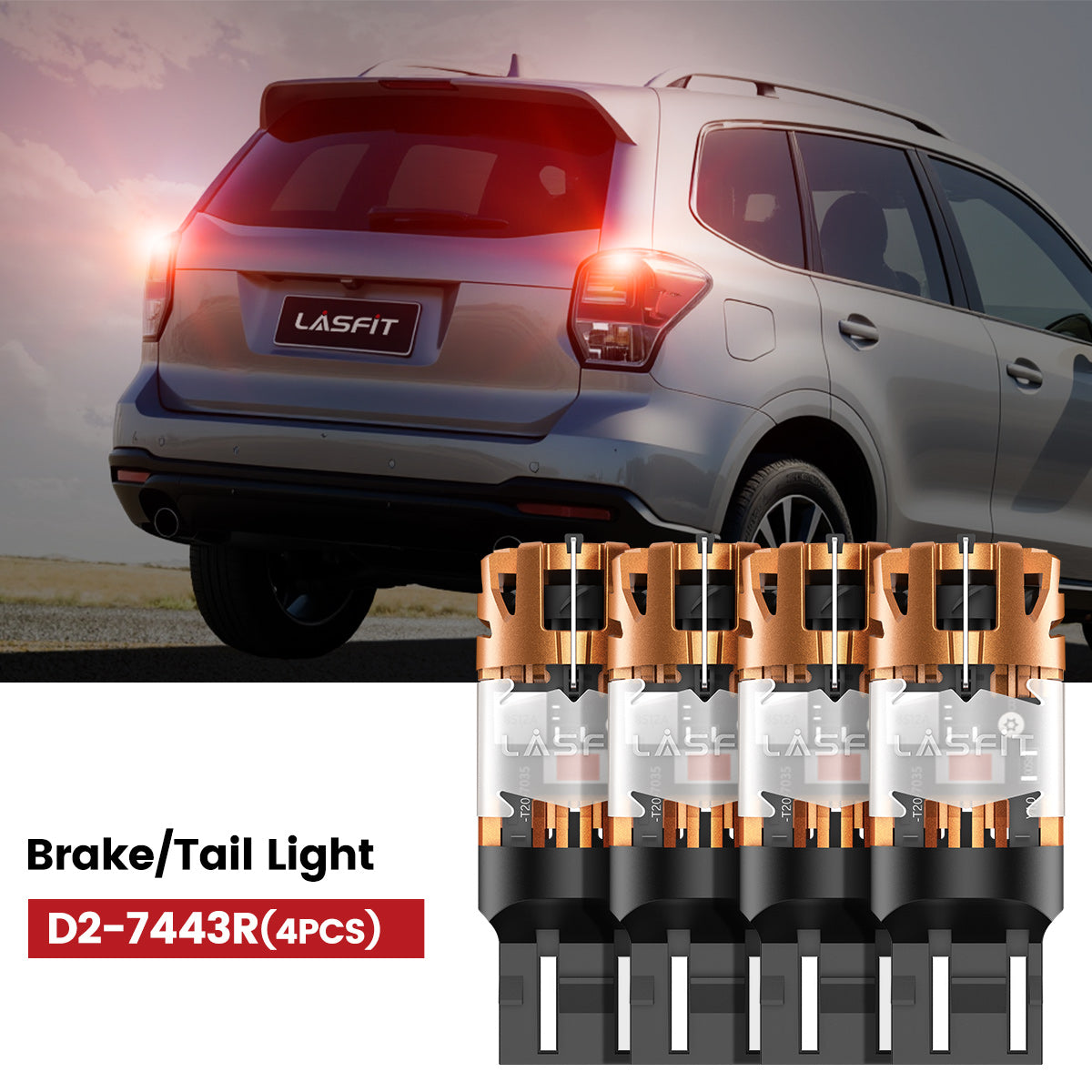 Lasfit 7443 led brake/tail light fit for 2014-2016 Subaru Forester