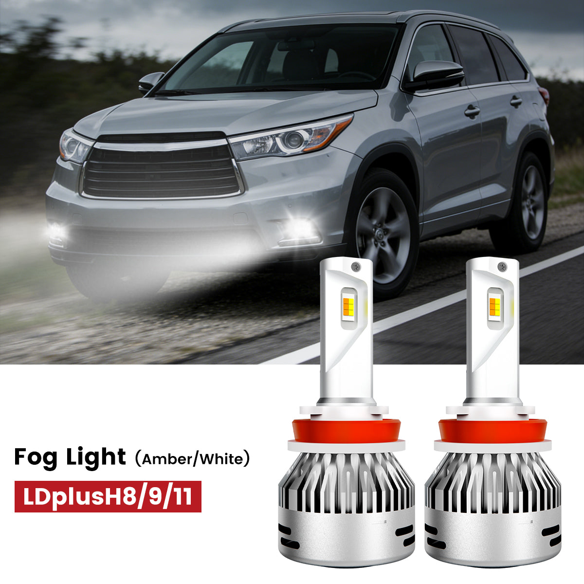 Lasfit H11 led fog lights fit for 2014-2016 Toyota Highlander
