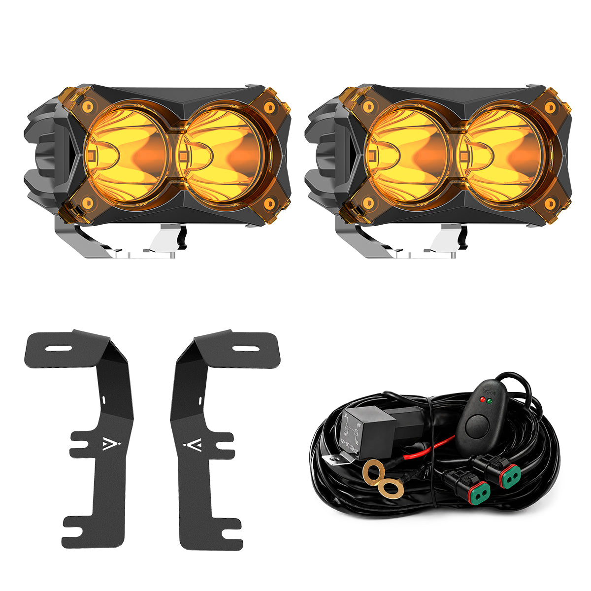 2014-2018 Chevrolet Silverado 1500 4.8 inch amber spot ditch light