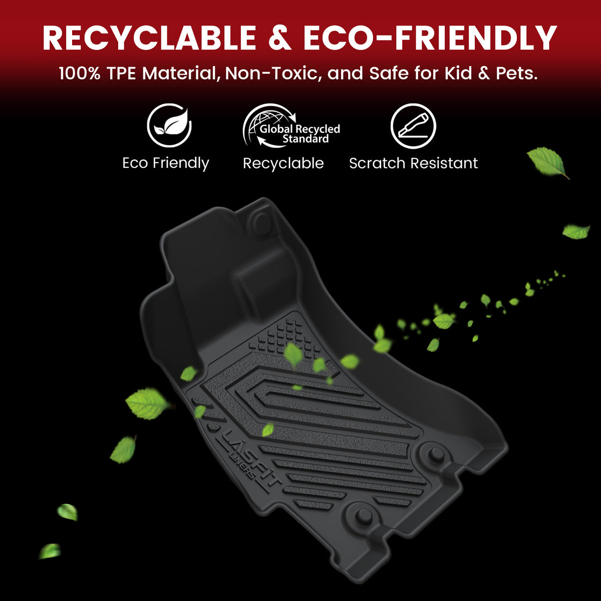 Fit for 2014-2018 Subaru Forester Floor Mats TPE Material