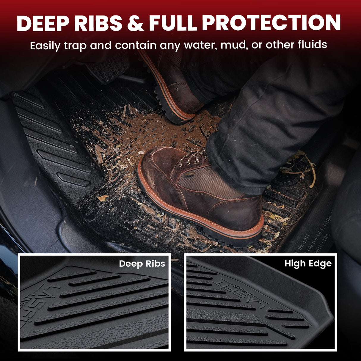 2014-2019 Nissan Sentra Full Protection Floor Mats & Cargo Mat