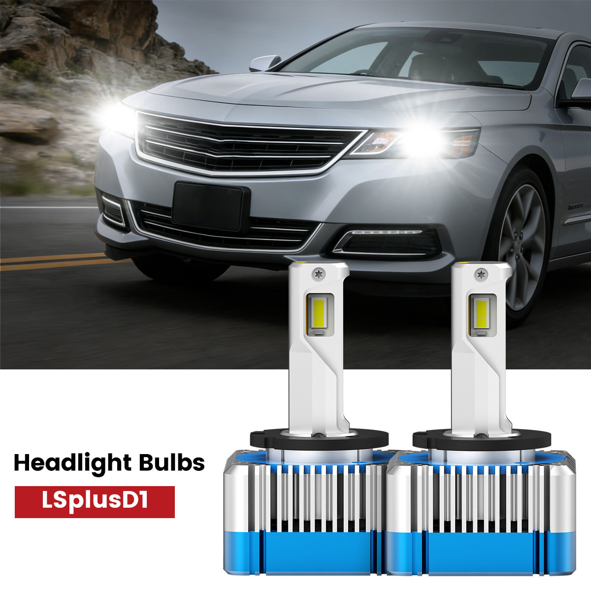 Lasfit D1s led headlight bulbs fit for 2014-2020 Chevrolet Impala