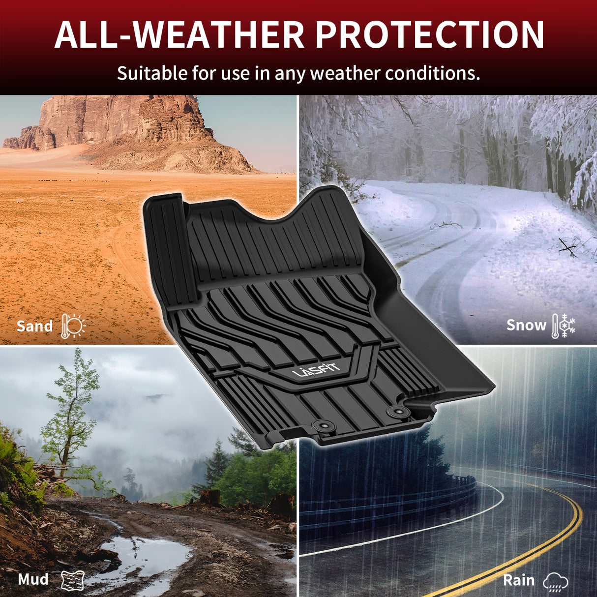 2014-2020 Nissan Rogue Floor Mats All Weather Protection